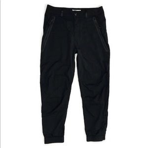 Nylon Windbreaker Pants Zipper Pockets 